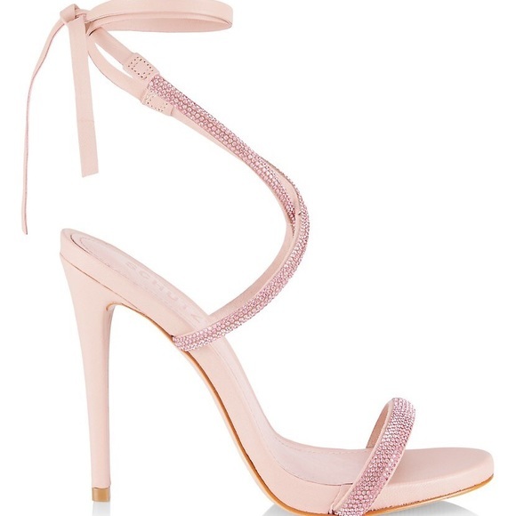 New!‼️ Schutz
Cloe Crystal-Embellished Lace-Up Sandals - Picture 3 of 13